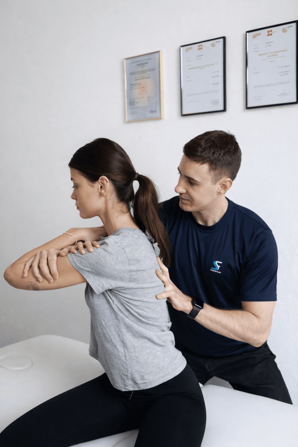 Jan Jiří Horáček ve fyzioterapeutické ordinaci