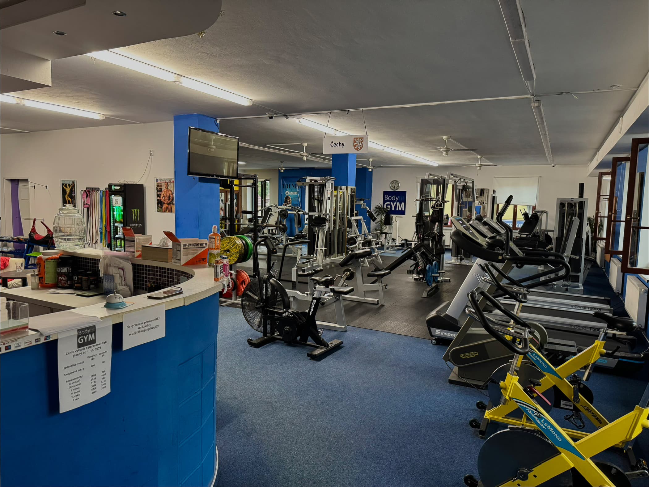 Interiér Bodyfit Gym Slaný